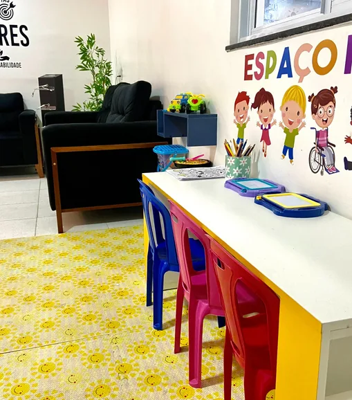 Espaço kids da recepção da CARTOP